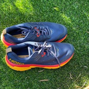 Brand new HOKA Men's Navy and Orange Athletic Shoes v641 sz 9.5